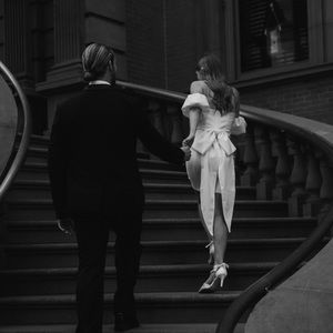 White Puff Sleeve Dress